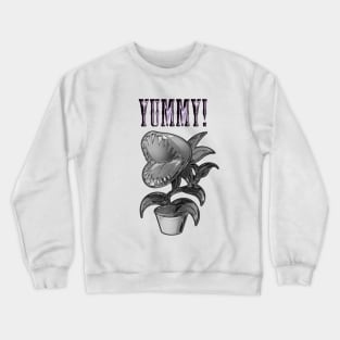 metallic Flytrap design Crewneck Sweatshirt